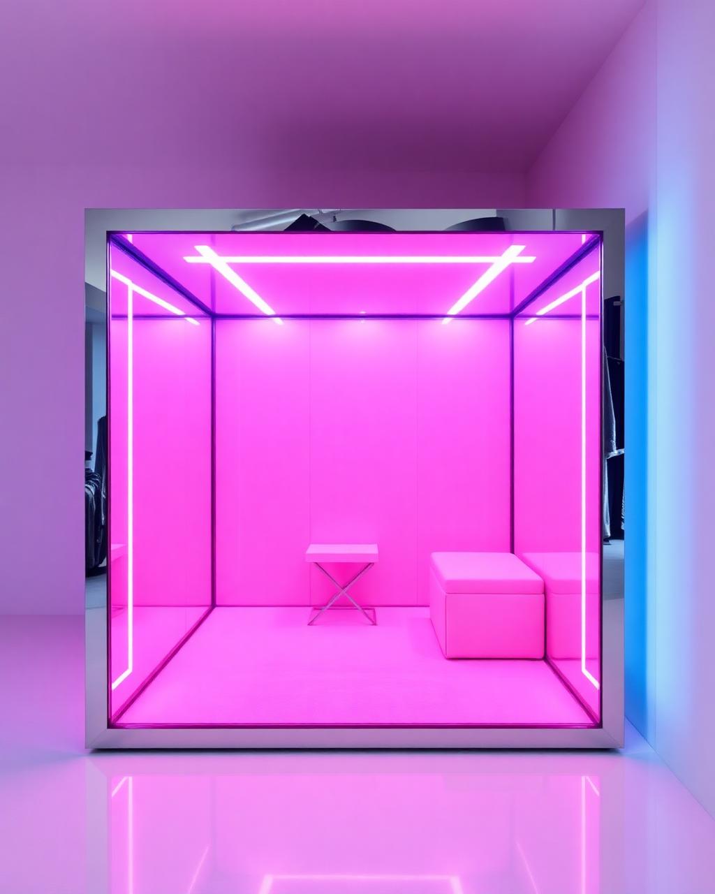 Cube booth