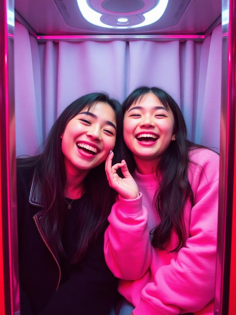 Friends laughing