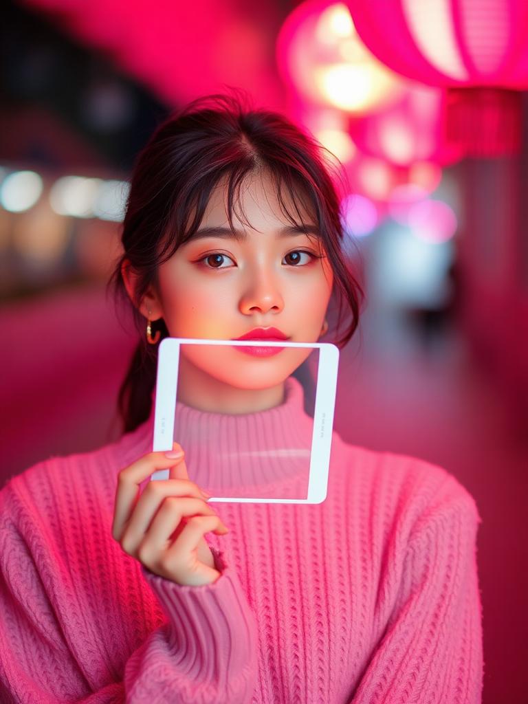 Holding photo